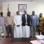 PS Aden Millah posing for a photo with a delegation from TradeMark Africa 